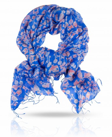 Палантин Женский S-KEY.MED/BLUE